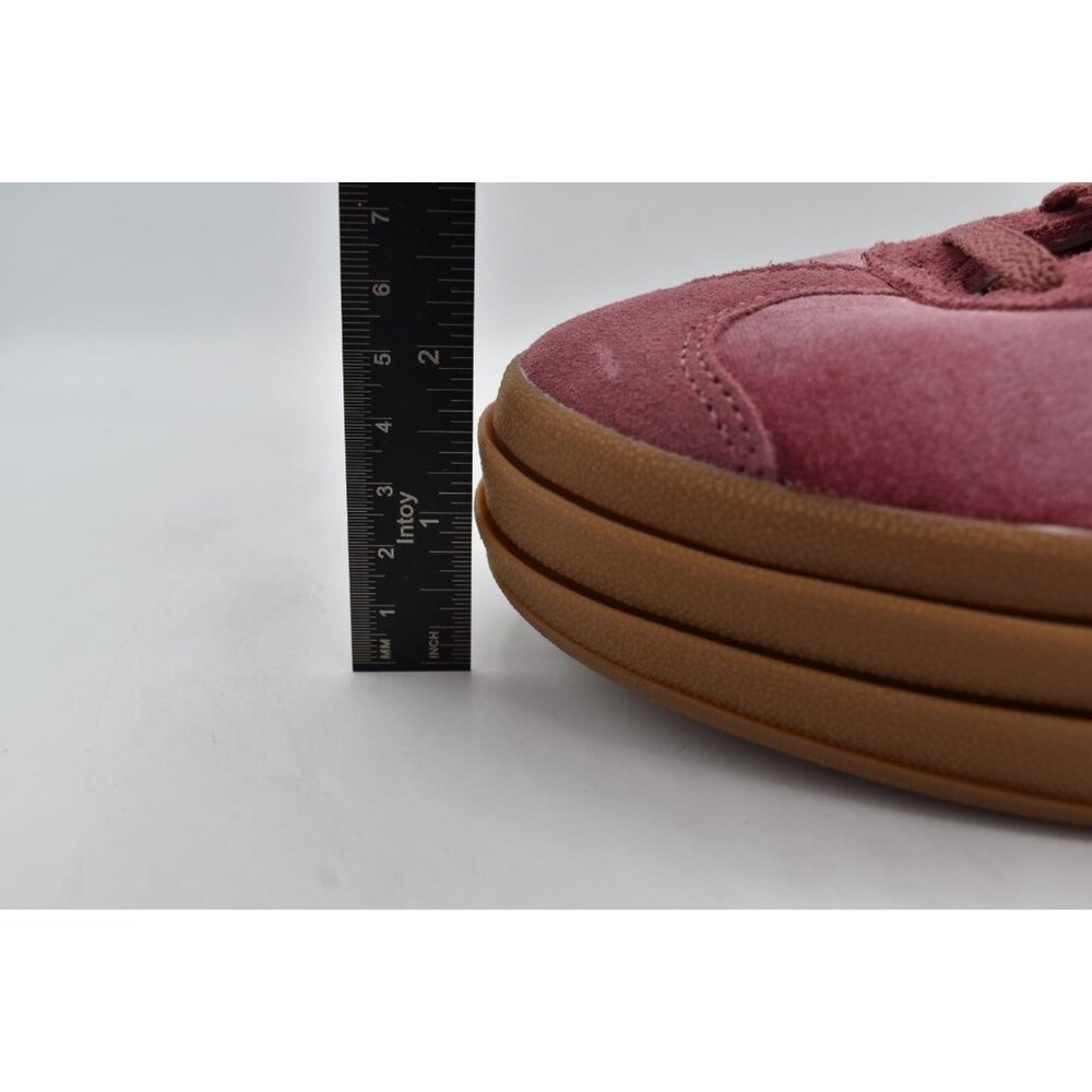 Adidas Womens Size 9.5 Gazelle Bold Gum Velvet Pink Platform Casual Sneakers - Picture 10 of 14